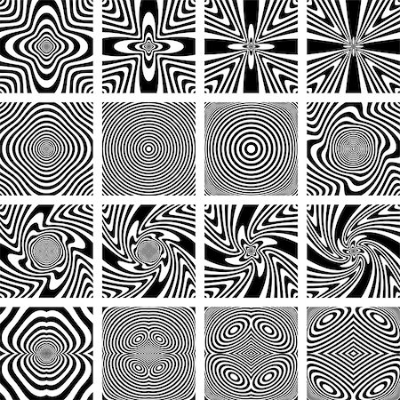 Abstract patterns. Design elements set. Vector art. Stock Photo - Budget Royalty-Free & Subscription, Code: 400-07981165