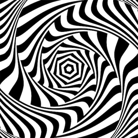 simsearch:400-07932198,k - Illusion of vortex movement. Abstract op art design. Vector art. Foto de stock - Super Valor sin royalties y Suscripción, Código: 400-07981331