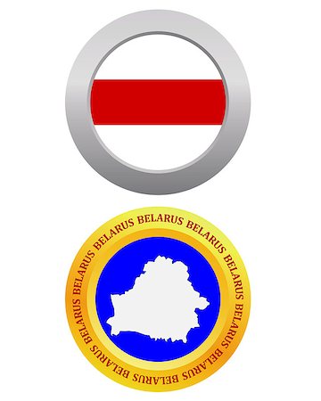 simsearch:400-07983677,k - button as a symbol BELARUS flag and map on a white background Photographie de stock - Aubaine LD & Abonnement, Code: 400-07982740