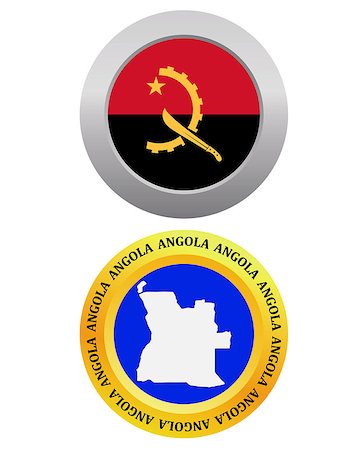 simsearch:400-08048153,k - button as a symbol ANGOLA flag and map on a white background Foto de stock - Royalty-Free Super Valor e Assinatura, Número: 400-07983653