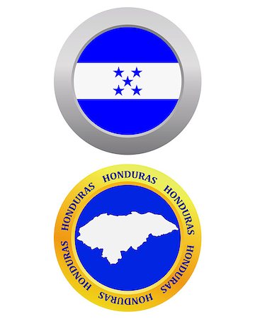simsearch:400-08048154,k - button as a symbol HONDURAS flag and map on a white background Photographie de stock - Aubaine LD & Abonnement, Code: 400-07983660