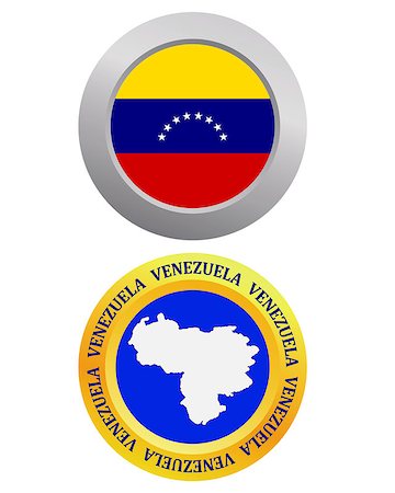 simsearch:400-07983677,k - button as a symbol VENEZUELA flag and map on a white background Photographie de stock - Aubaine LD & Abonnement, Code: 400-07983663