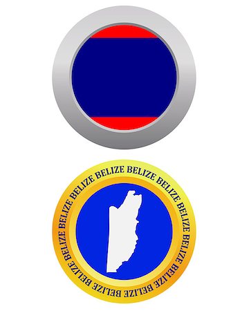 simsearch:400-08048153,k - button as a symbol BELIZE flag and map on a white background Foto de stock - Royalty-Free Super Valor e Assinatura, Número: 400-07983671