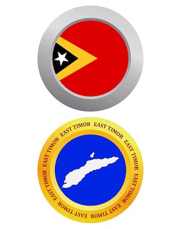 simsearch:400-08048153,k - button as a symbol EAST TIMOR flag and map on a white background Foto de stock - Royalty-Free Super Valor e Assinatura, Número: 400-07983681