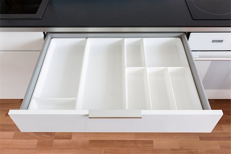opened white empty drawer Stock Photo - Budget Royalty-Free & Subscription, Code: 400-07983991