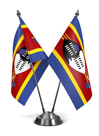 simsearch:400-07996632,k - Swaziland - Miniature Flags Isolated on White Background. Foto de stock - Super Valor sin royalties y Suscripción, Código: 400-07994743