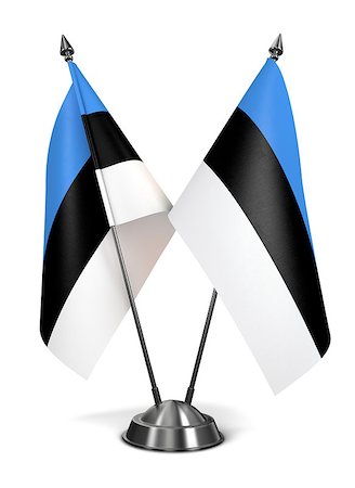 simsearch:400-07840116,k - Estonia - Miniature Flags Isolated on White Background. Photographie de stock - Aubaine LD & Abonnement, Code: 400-07995062