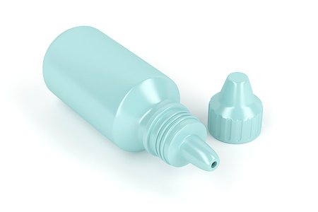 eye drops with eye dropper - Plastic bottle for eye drop on white background Stock Photo - Budget Royalty-Free & Subscription, Code: 400-07995228