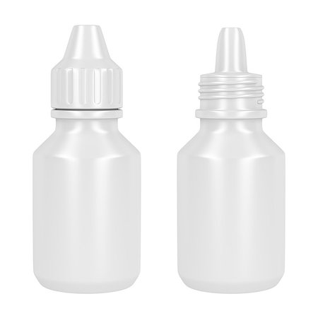 eye drops with eye dropper - Open and closed containers for eye drop, isolated on white Stock Photo - Budget Royalty-Free & Subscription, Code: 400-07995221