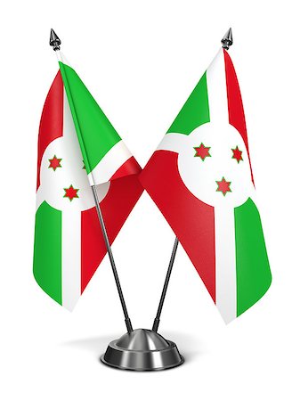 simsearch:400-07996632,k - Burundi - Miniature Flags Isolated on White Background. Photographie de stock - Aubaine LD & Abonnement, Code: 400-07995351
