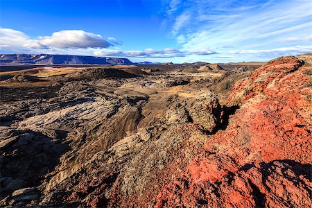 Solidified lava at Krafla volcanic area in Northern Iceland Foto de stock - Super Valor sin royalties y Suscripción, Código: 400-07995720