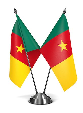 simsearch:400-07996292,k - Cameroon - Miniature Flags Isolated on White Background. Photographie de stock - Aubaine LD & Abonnement, Code: 400-07996247