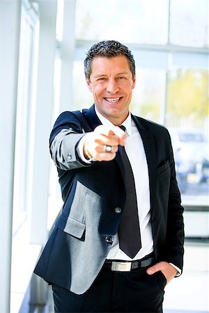 Portrait of a handsome business man Stock Photo - Budget Royalty-Free & Subscription, Code: 400-07996736