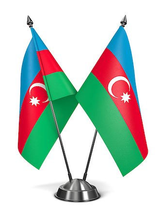 simsearch:400-07840116,k - Azerbaijan - Miniature Flags Isolated on White Background. Photographie de stock - Aubaine LD & Abonnement, Code: 400-07997311