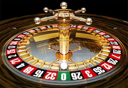 simsearch:400-07832442,k - 3D rendering of a roulette Stock Photo - Budget Royalty-Free & Subscription, Code: 400-07992754