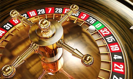 simsearch:400-07832442,k - 3D rendering of a roulette Stock Photo - Budget Royalty-Free & Subscription, Code: 400-07992755