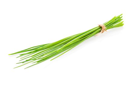 simsearch:400-05678242,k - Fresh organic chive bunch bound with brown natural string isolated on white background. Culinary herb concept. Foto de stock - Super Valor sin royalties y Suscripción, Código: 400-07993484