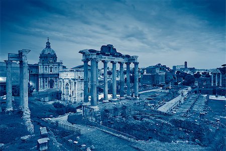 simsearch:400-08755400,k - Toned image of ruins of Roman Forum in Rome, Italy. Stock Photo - Budget Royalty-Free & Subscription, Code: 400-07993702