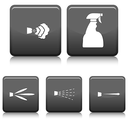 simsearch:400-08014032,k - An image of a spray bottle with a variety of types of spray settings. Stock Photo - Budget Royalty-Free & Subscription, Code: 400-08014059