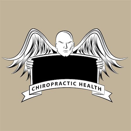 An image of a chiropractic health blank sign. Stock Photo - Budget Royalty-Free & Subscription, Code: 400-08014063