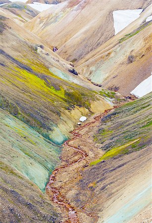 Beautiful multicolored mountains at Landmannalaugar, Iceland Foto de stock - Royalty-Free Super Valor e Assinatura, Número: 400-08014445