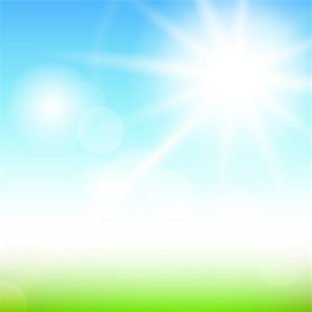 simsearch:400-08014821,k - Nature sunny abstract summer background with sun and bokeh Photographie de stock - Aubaine LD & Abonnement, Code: 400-08014824