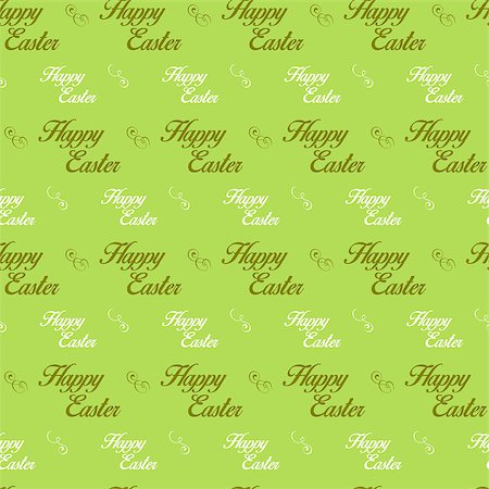 simsearch:400-06638864,k - Vector - Happy Easter Letter Green Seamless Background Stock Photo - Budget Royalty-Free & Subscription, Code: 400-08014908