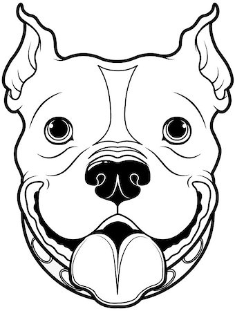 simsearch:400-08015075,k - Illustration of cartoon Bulldog Stock Photo - Budget Royalty-Free & Subscription, Code: 400-08015425