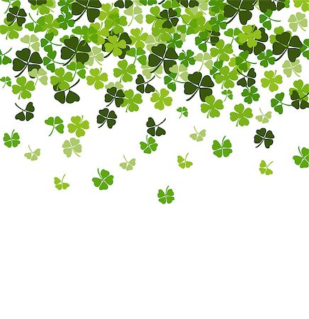 simsearch:400-07303639,k - St. Patrick's day vector background with shamrock Photographie de stock - Aubaine LD & Abonnement, Code: 400-08016767