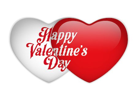 simsearch:400-07986020,k - Vector - Valentine Day I Love you Heart Stock Photo - Budget Royalty-Free & Subscription, Code: 400-08011316