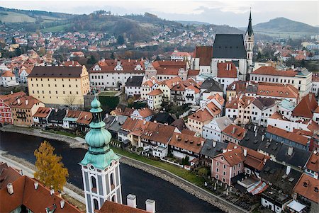 simsearch:400-07552911,k - View of old town Cesky Krumlov. Czech Republic Photographie de stock - Aubaine LD & Abonnement, Code: 400-08011618