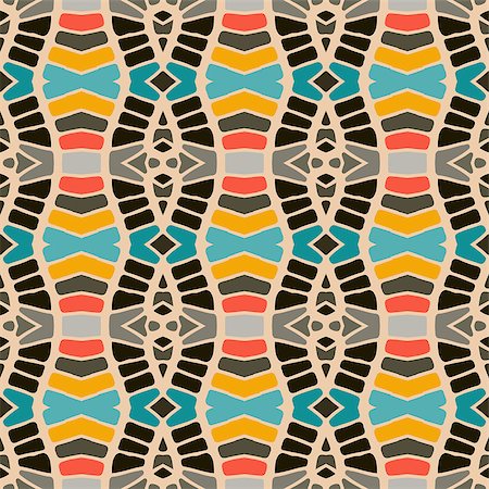 simsearch:400-08405168,k - Seamless geometrical background in a retro style. Vector illustration Stock Photo - Budget Royalty-Free & Subscription, Code: 400-08013603