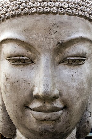 Garden buddha Statue detail background Stock Photo - Budget Royalty-Free & Subscription, Code: 400-08021449