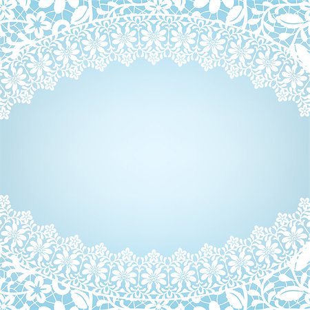 simsearch:400-08022685,k - Wedding invitation or greeting card with lace border Stock Photo - Budget Royalty-Free & Subscription, Code: 400-08022685
