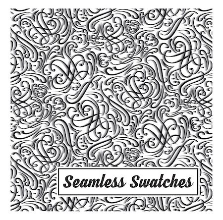 simsearch:400-08022685,k - Vector seamless background with shadow and swatches Stock Photo - Budget Royalty-Free & Subscription, Code: 400-08022730