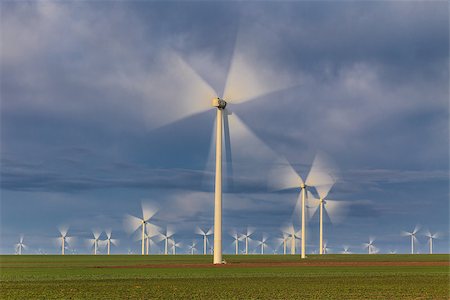 simsearch:400-04470243,k - wind power turbines on a hill in morning. Dobrogea, Romania Photographie de stock - Aubaine LD & Abonnement, Code: 400-08034212