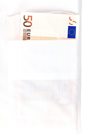 simsearch:400-06102745,k - Fifty euro banknotes in white dress shirt pocket close up. Salary or corruption? Wealth or debt? Photographie de stock - Aubaine LD & Abonnement, Code: 400-08034443