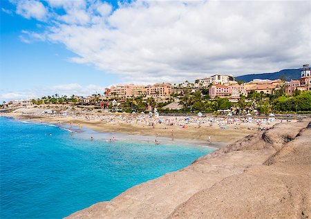 simsearch:400-06464031,k - Picturesque El Duque beach in Costa Adeje. Tenerife. Canary islands, Spain Foto de stock - Super Valor sin royalties y Suscripción, Código: 400-08034661