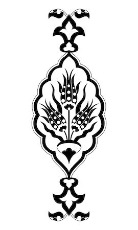 rückblick - Flower designs inspired by the Ottoman decorative arts Stockbilder - Microstock & Abonnement, Bildnummer: 400-08035880