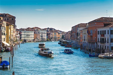 The Grand Canal in Venice Italy, September Fotografie stock - Microstock e Abbonamento, Codice: 400-08035919