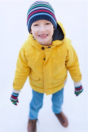 simsearch:400-08318057,k - little boy enjoying ice skating at winter at outdoor skating rink Stock Photo - Budget Royalty-Free & Subscription, Code: 400-08035933