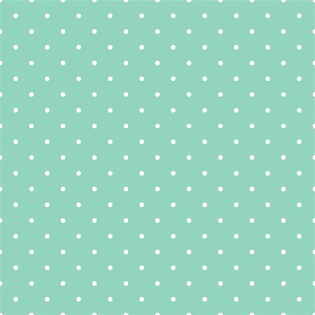 simsearch:400-07428310,k - Seamless vector pattern with white polka dots on a retro vintage mint green background. For desktop wallpaper, web design, cards, invitations, wedding or baby shower albums, backgrounds, arts and scrapbooks Stock Photo - Budget Royalty-Free & Subscription, Code: 400-08035971