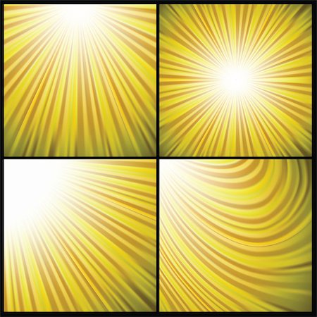 simsearch:400-08035211,k - colorful illustration  with set of sun backgrounds on dark background Foto de stock - Super Valor sin royalties y Suscripción, Código: 400-08036128