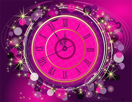 simsearch:400-04979664,k - Happy New Year  background  with clock Stock Photo - Budget Royalty-Free & Subscription, Code: 400-08036352