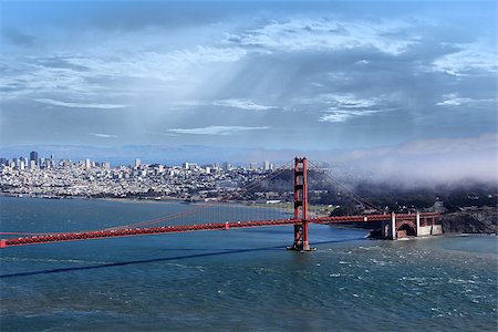 Golden Gate Bridge in San Francisco. California Stock Photo - Budget Royalty-Free & Subscription, Code: 400-08036383