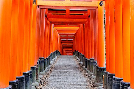 simsearch:400-07771861,k - Fushimi Inari Taisha Shrine in Kyoto, Japan Foto de stock - Super Valor sin royalties y Suscripción, Código: 400-08036485