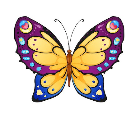simsearch:400-05887739,k - Bright butterfly for decoration design Stock Photo - Budget Royalty-Free & Subscription, Code: 400-08036524