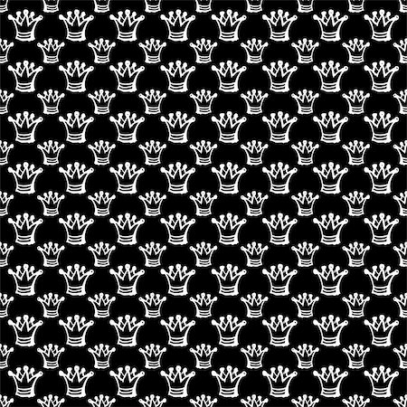 white seamless pattern with white abstract crown Stock Photo - Budget Royalty-Free & Subscription, Code: 400-08036723