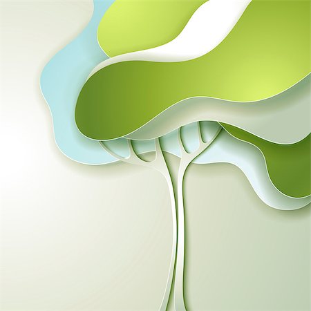 Abstract spring tree Stock Photo - Budget Royalty-Free & Subscription, Code: 400-08037182