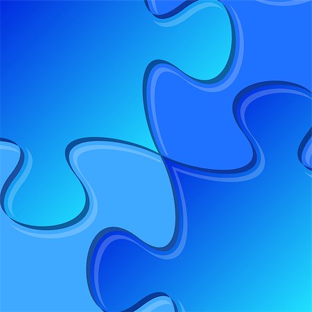 simsearch:400-08096963,k - Blue puzzle pieces joined together detail vector illustration Fotografie stock - Microstock e Abbonamento, Codice: 400-08037908